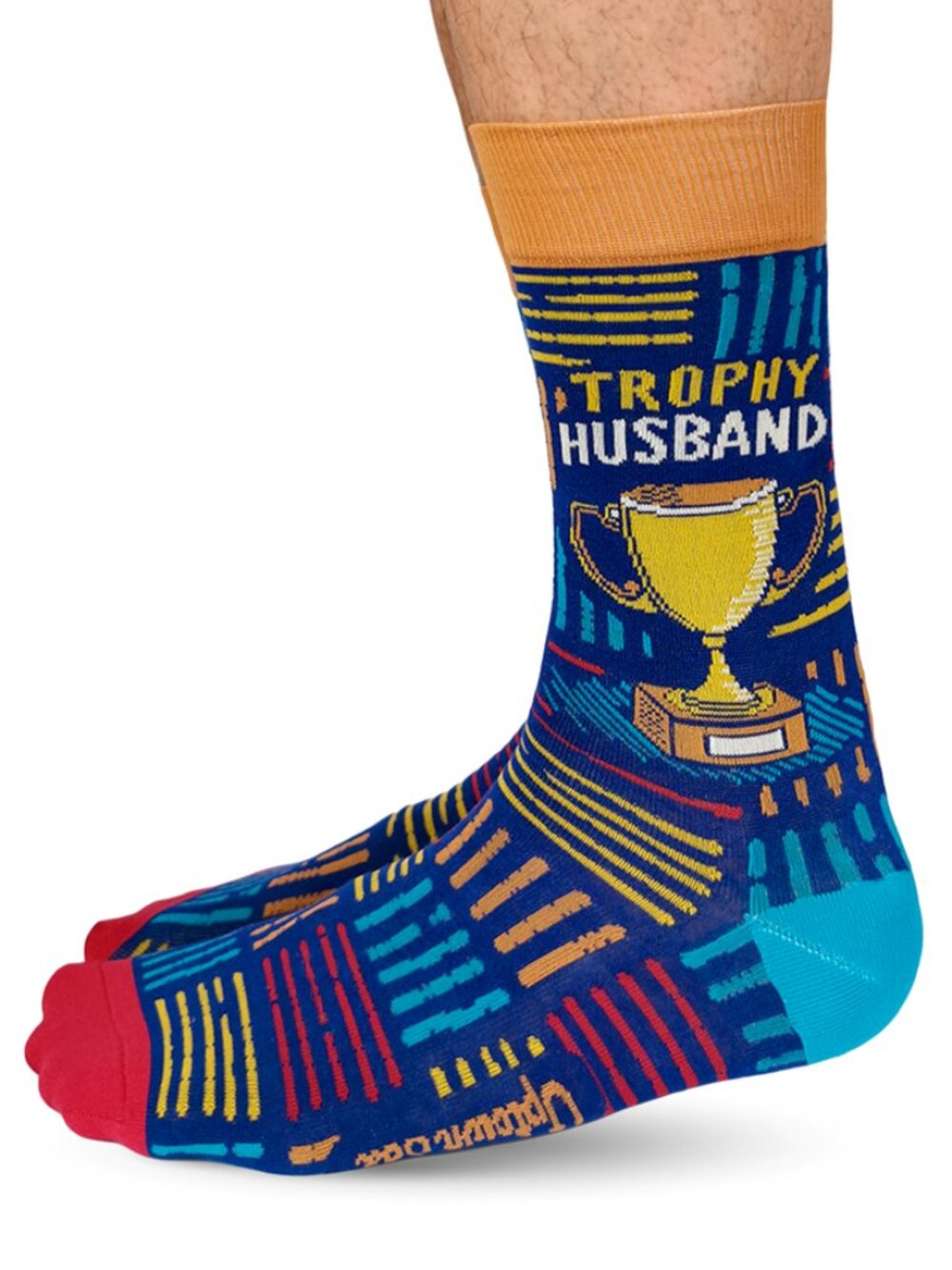 Men's Uptown Sox Crew Socks NWT - Trophy Husband Socks